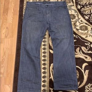 Like new men’s bootcut express jeans in gray